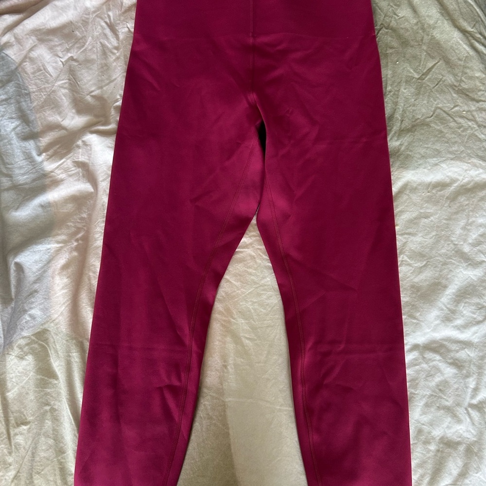 Lululemon Athletica Pink Leggings Full-Length Fitted - Picture 2 of 4